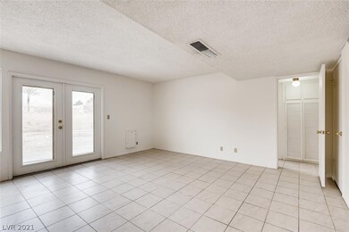 Family room/dining area open to kitchen with large