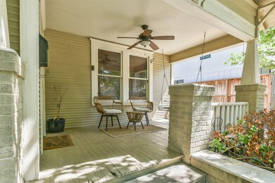 Imagine swinging here on your spacious front porch