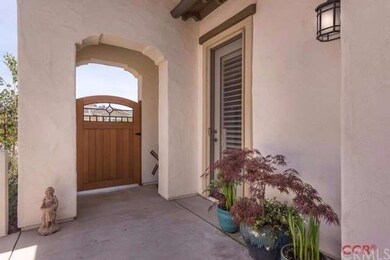 Custom gated entry and Casita entrance.