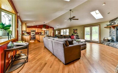 Dining area off of kitchen with easy access to exp