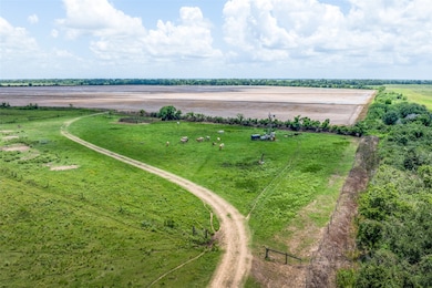Fenced area for cattle