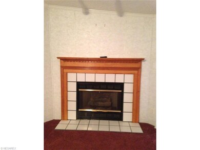 The gas fireplace  is such a wonderful addition to