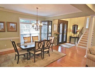 Casual Elegance or Fine Dining opens to the Great Rm with 6.1 surround sound and gas fireplace.