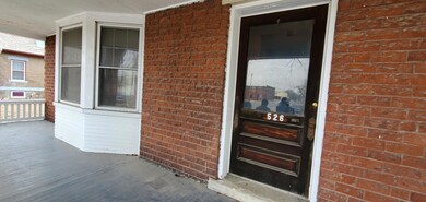 Covered front porch