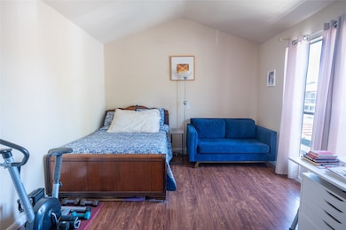Bedroom #2 also has a vaulted ceiling...