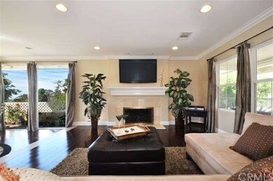 Living Room with Fireplace, and recessed 