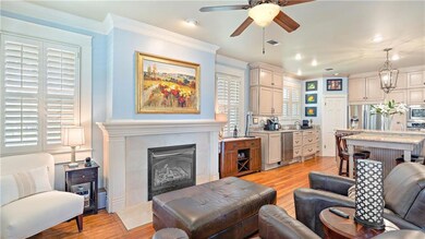 Cozy fireplace for those chilly winter nights.