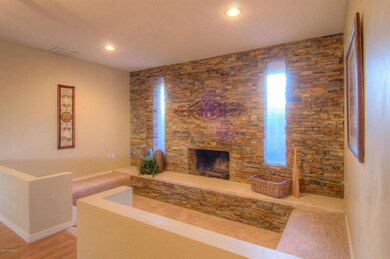 Stone Fireplace