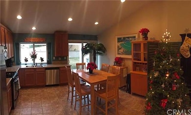 Open kitchen with patio access 