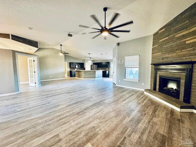 Living Room is Large and open
