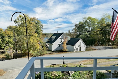 Large deck overlooking Lake Winnipesaukee