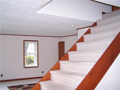 1st Floor Plan Open stairway between living room a
