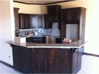 Kitchen. Open kitchen. J Bar faces living room. 3 