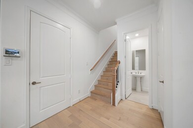 The Entry Way of the Lisbon Floor Plan. (Sample ph