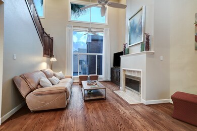 Another view of the spacious Family / Living Room! It's so rare to find a patio home like in our thriving city that offers endless sky views and an abundance of natural light everywhere you look! Finally, you don't have to stare at the side of your neighbor's house! AMAZING!