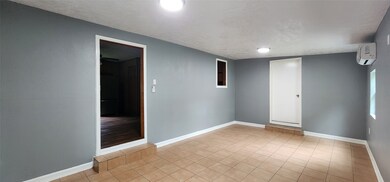 As you walk into the home, you have a large living