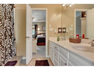 Master Bath/Spa. Master bath with double vanities.