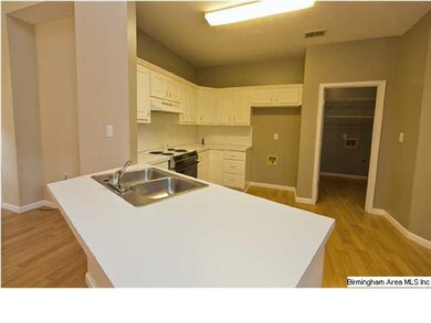 Large kitchen with island.