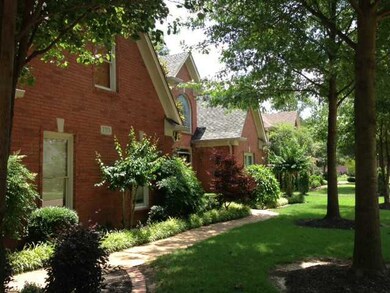 another view of the front landscaping