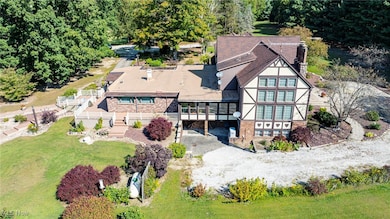 View from above of property