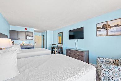 Bedroom with baseboards