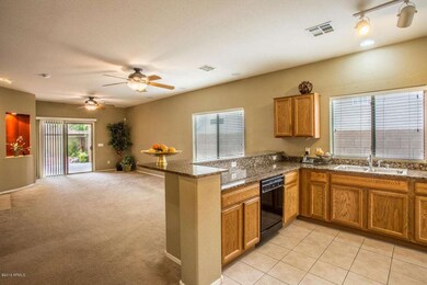 Kitchen and Great Room View