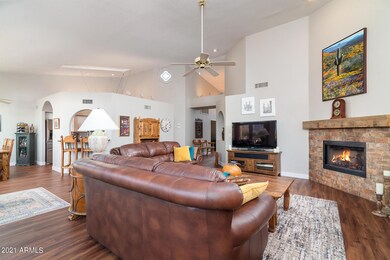 High ceilings great room