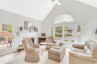 Bright light abounds in this beautiful living area