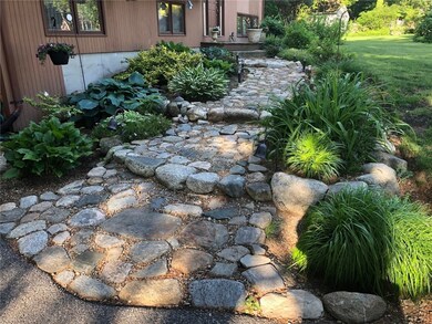 Custon stone walkway