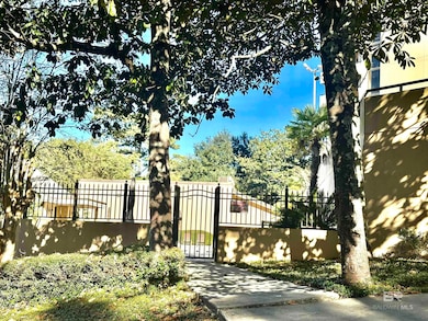 View Of Pool gate for no Steps entry if desired .