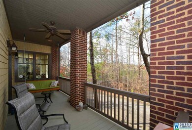 Relax and observe nature from this awesome porch.