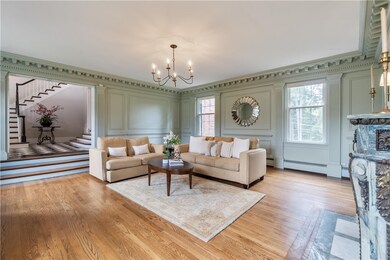 As guests arrive, step down the long wooden steps