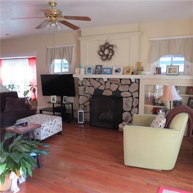 THE LIVING ROOM IS BRIGHT AND OPEN!  FEATURING BEA