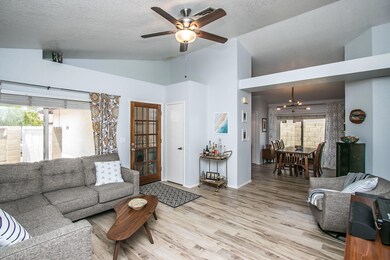 Dining room opens to LR