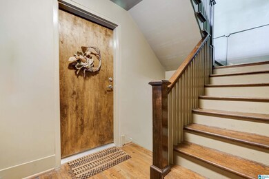 The front door to the Warsaw Condominiums is secur
