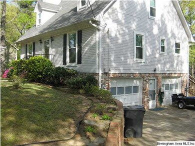 2 car garage and turn around space