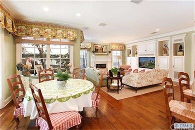 Informal eating area opens to kitchen and family r