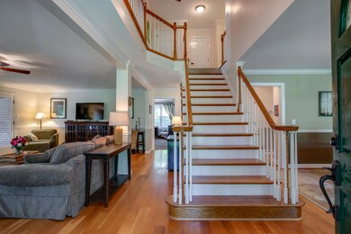 A beautiful open foyer greets you off the front porch as you enter.