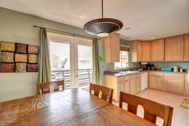 Kitchen and dining area