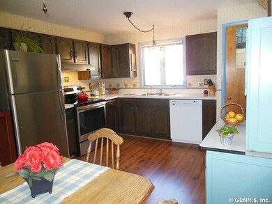 Kitchen. New stove! stainless steel appliances!