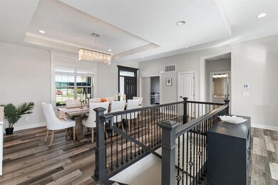 Stairs & dining room