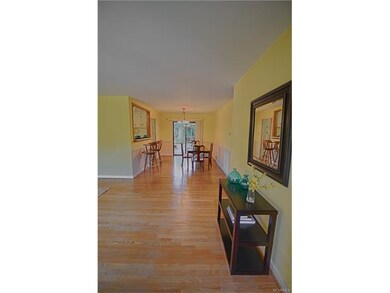 View from entry to dining room.  Access to the dec