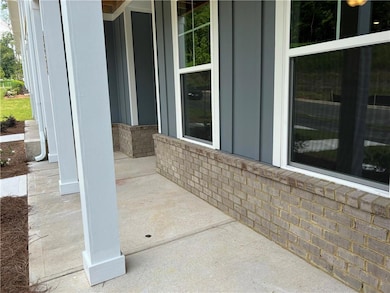 Your covered front porch is relaxing and inviting!