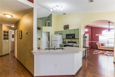 Kitchen with open views.