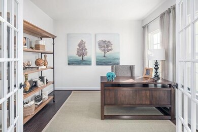 Or create a private office with french doors -  the choice is yours!