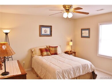 13 x 12 Guest Bedroom with fresh paint, ceiling fa