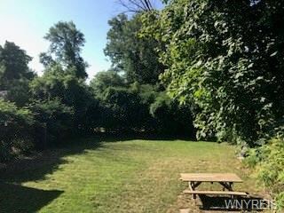 Fully fenced backyard