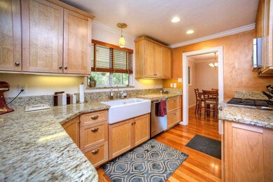 Farmhouse Sink and Granite Counters