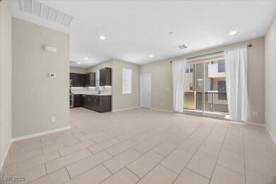 Unfurnished living room with recessed lighting, plenty of natural light, and light tile patterned floors