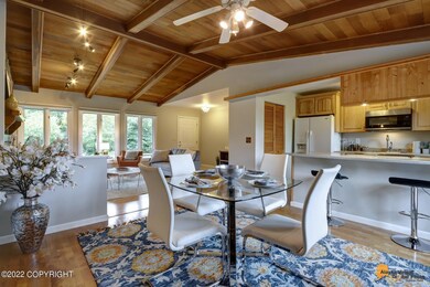 Open, airy dining